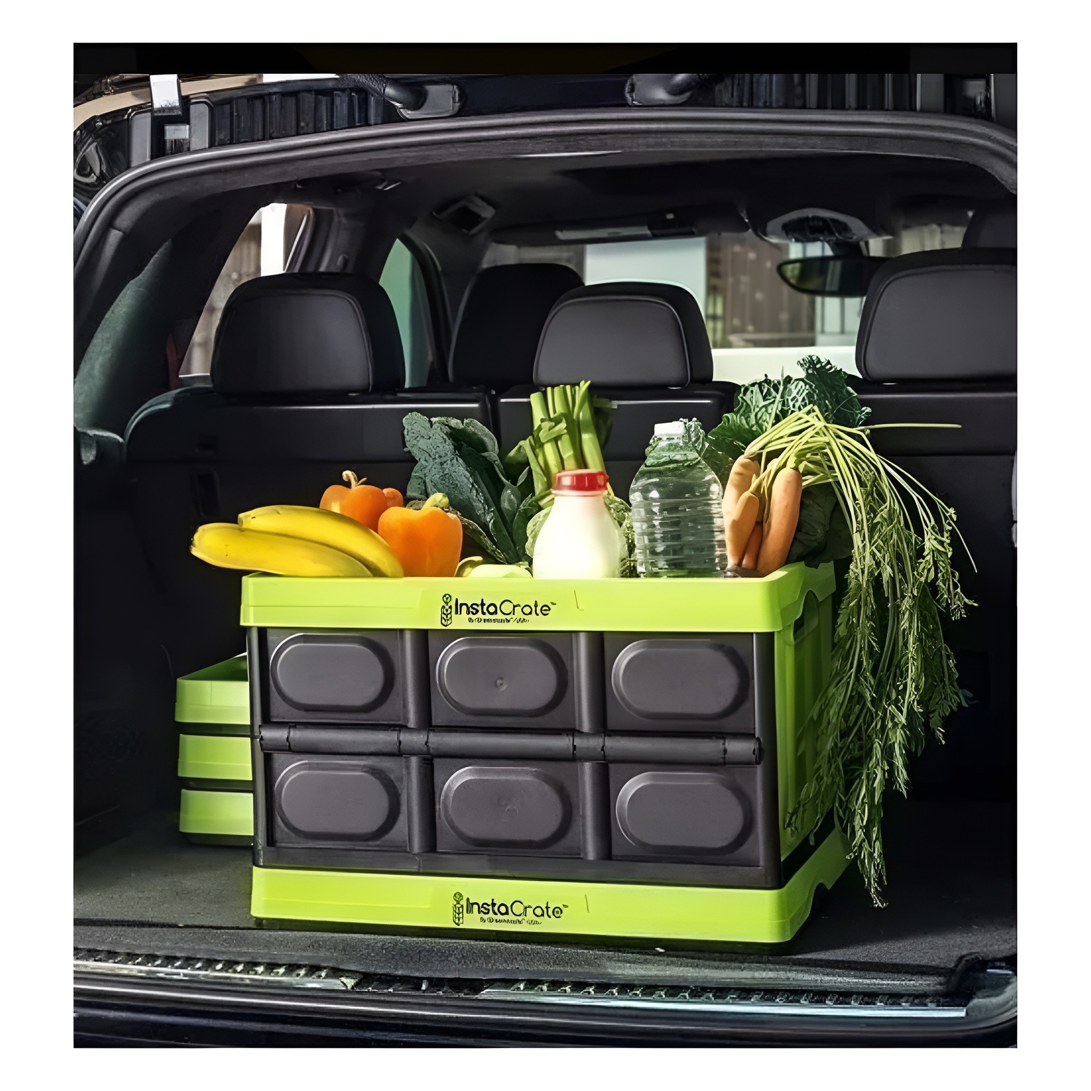 Caja Plegable InstaCrate Greenmade Para Almacenaminto Apilable 45.4l