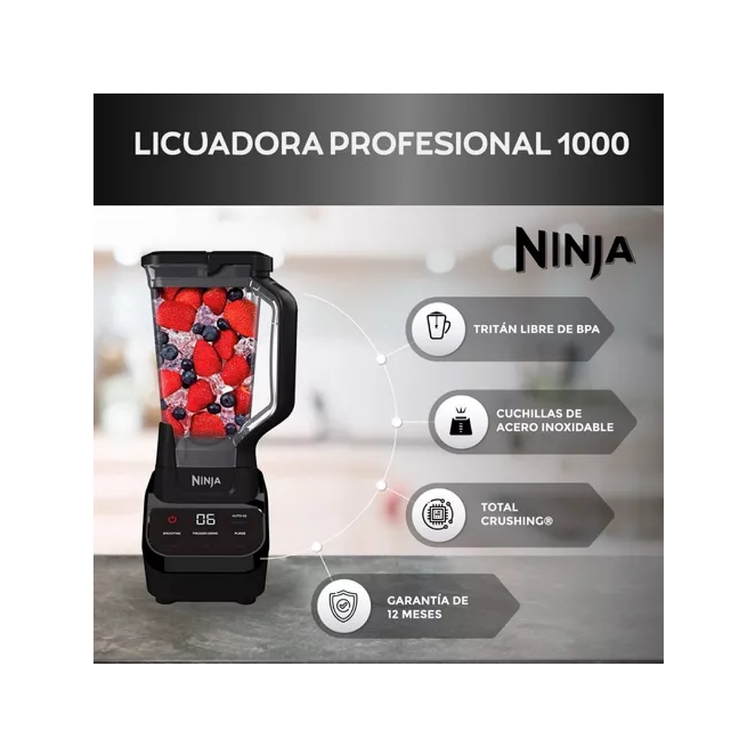 Ninja - Licuadora Profesional Con Pantalla Táctil - Ct610