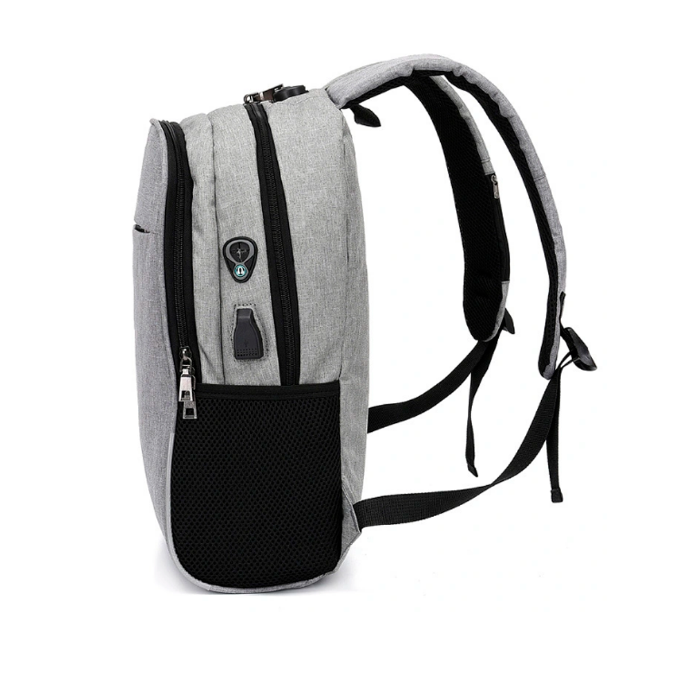 Mochila Antirrobo Impermeable  Para Laptop Con Contraseña Y Puerto De Carga USB.