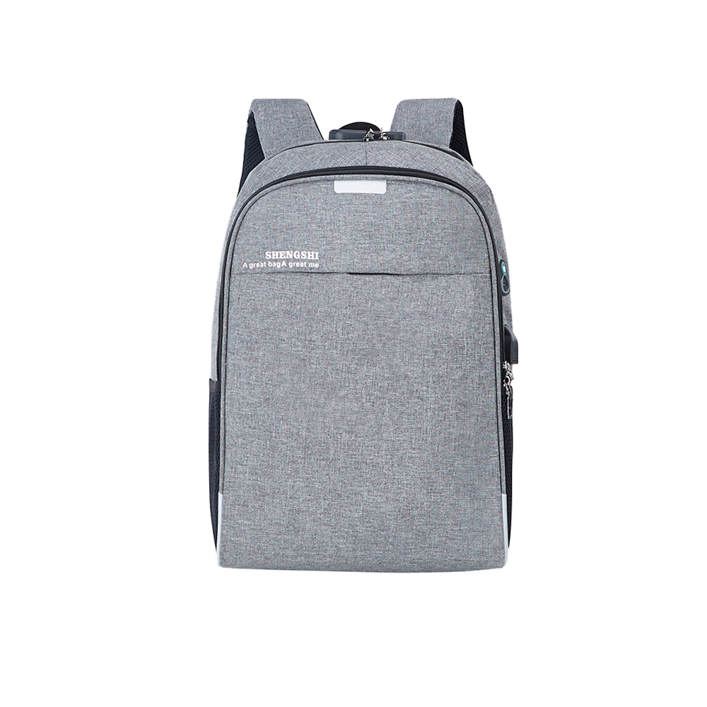 Mochila Antirrobo Impermeable  Para Laptop Con Contraseña Y Puerto De Carga USB.
