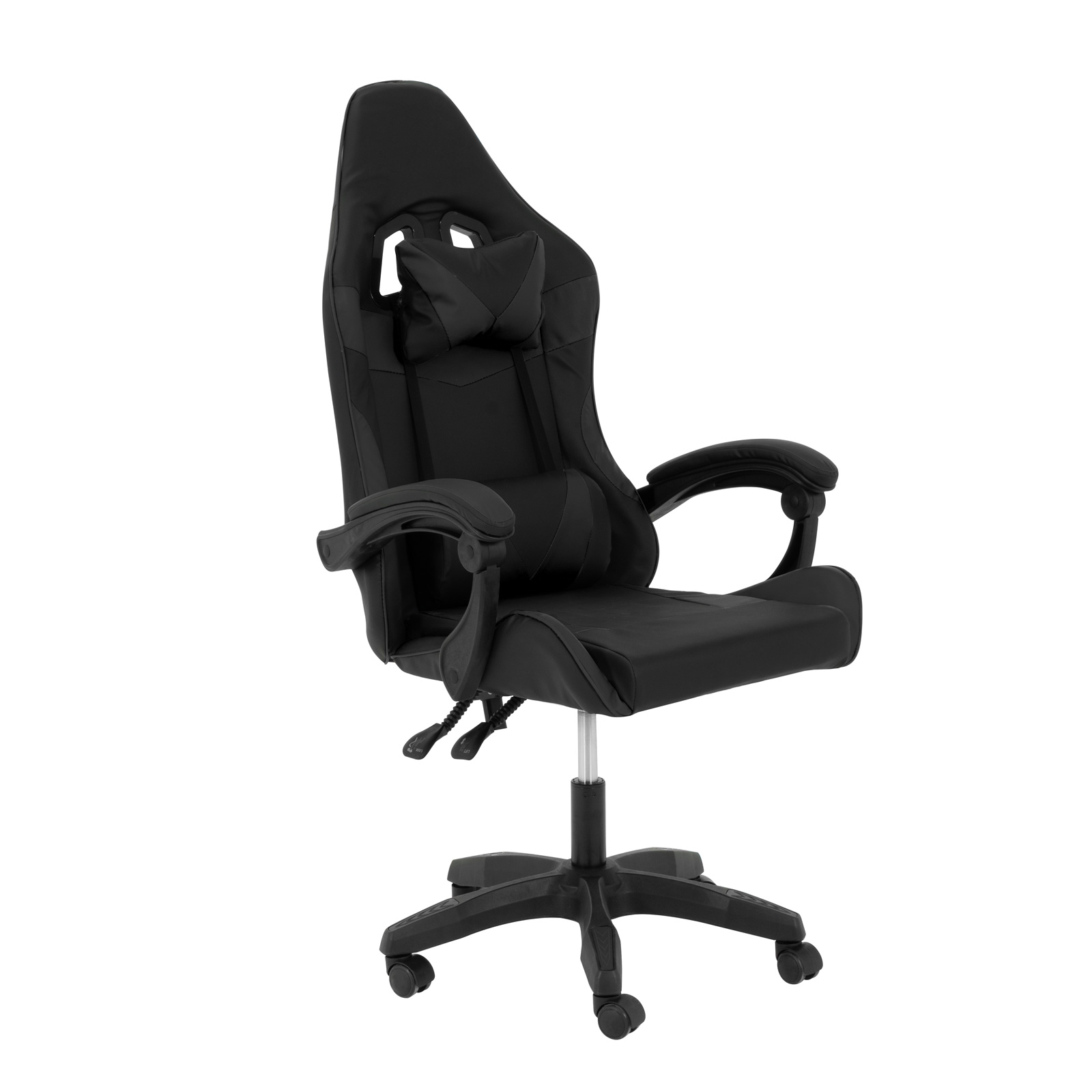 Silla Gamer con Respaldo Ergonómico y Asiento reclibnable, Cojin Lumbar para Computadora Pc