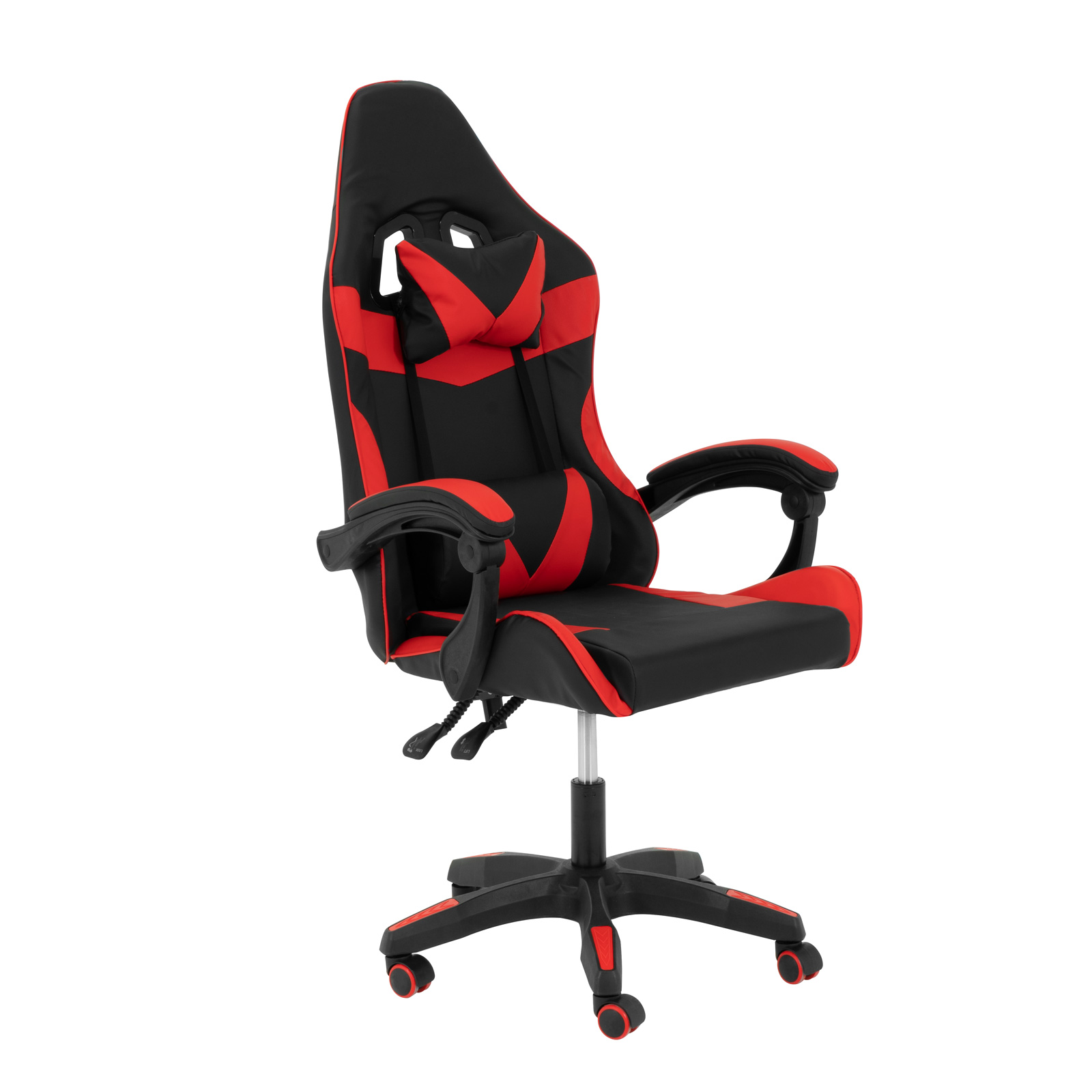Silla Gamer con Respaldo Ergonómico y Asiento reclibnable, Cojin Lumbar para Computadora Pc