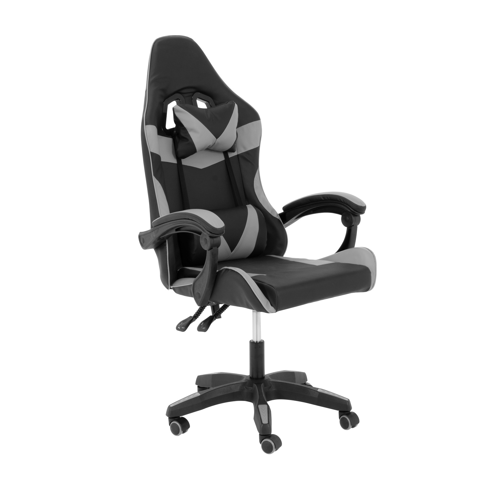 Silla Gamer con Respaldo Ergonómico y Asiento reclibnable, Cojin Lumbar para Computadora Pc