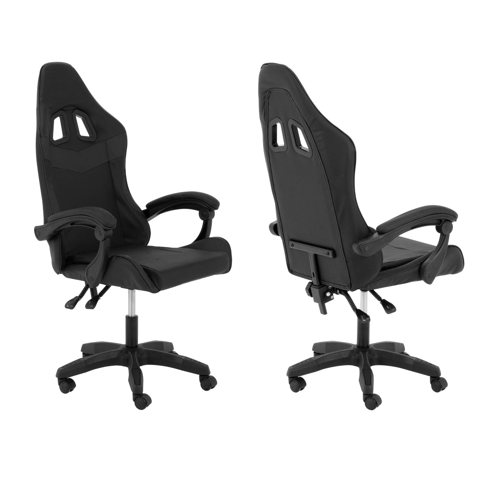 Silla Gamer con Respaldo Ergonómico y Asiento reclibnable, Cojin Lumbar para Computadora Pc