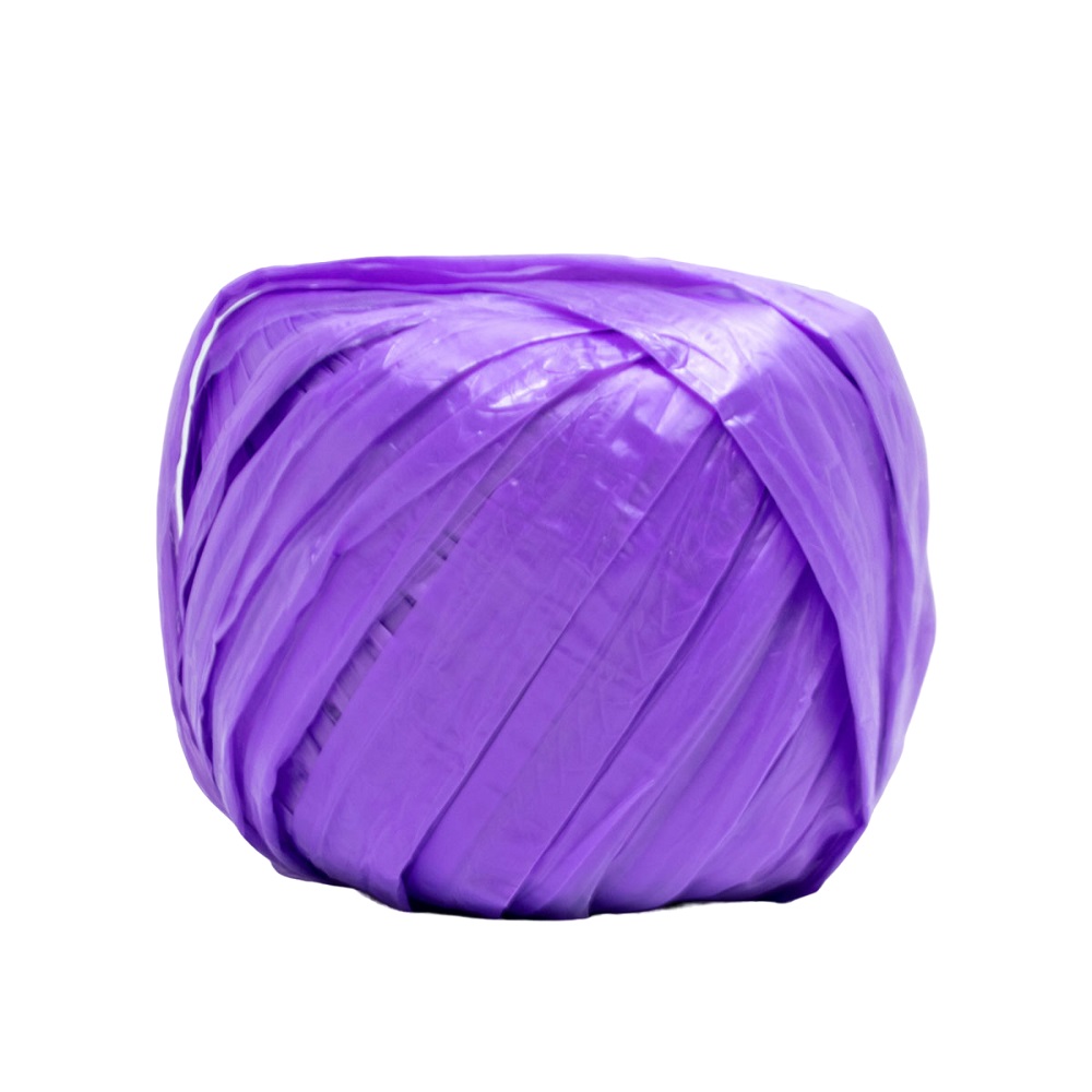 Rafia D/Polipropileno Paquete C/10 Pzs. 100 g Morado Selanusa
