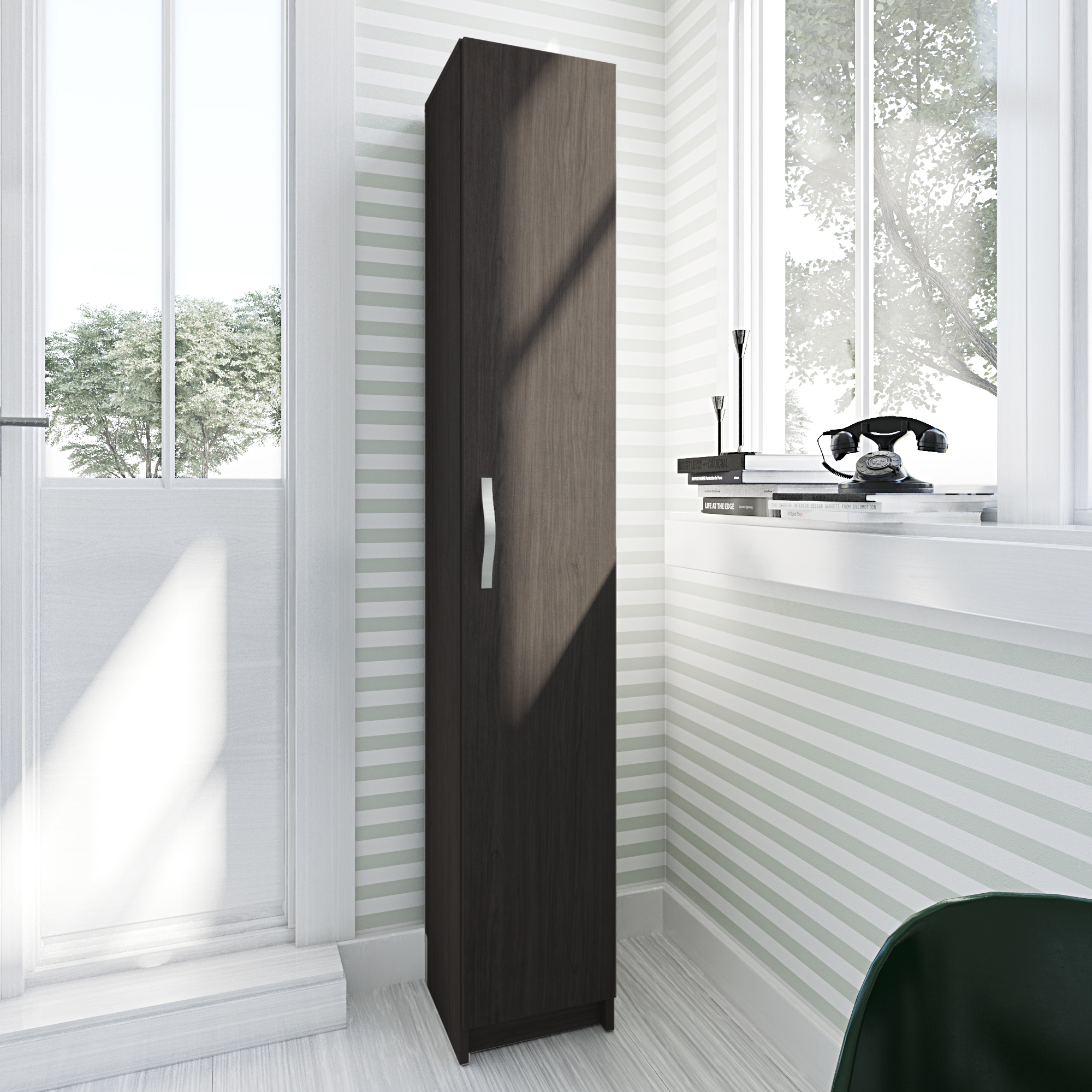 Gabinete Organizador Playcon Color Tabaco Touch