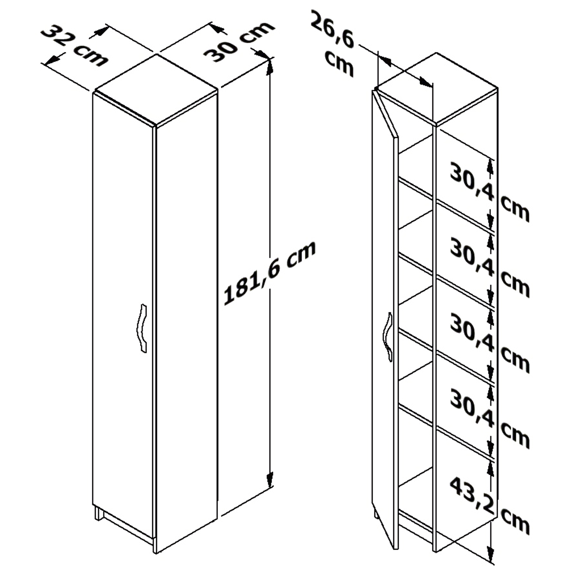 Gabinete Organizador Playcon Color Tabaco Touch