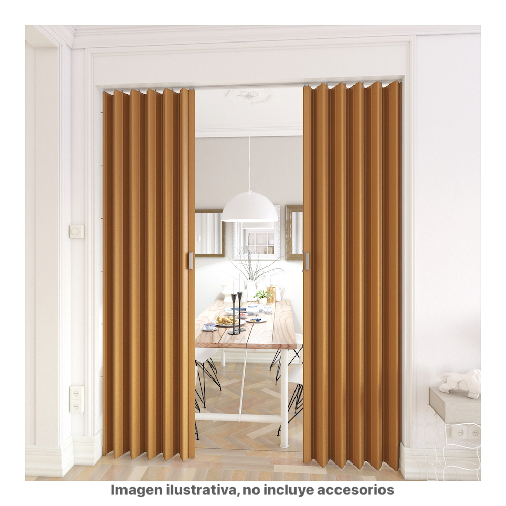 Puertas Plegables Grandes Playcon Color Maple