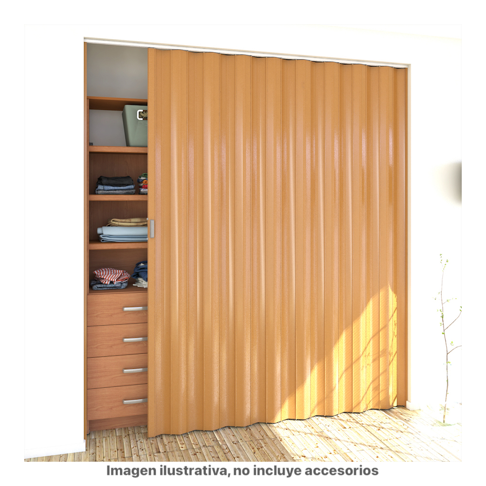 Puertas Plegables Grandes Playcon Color Maple