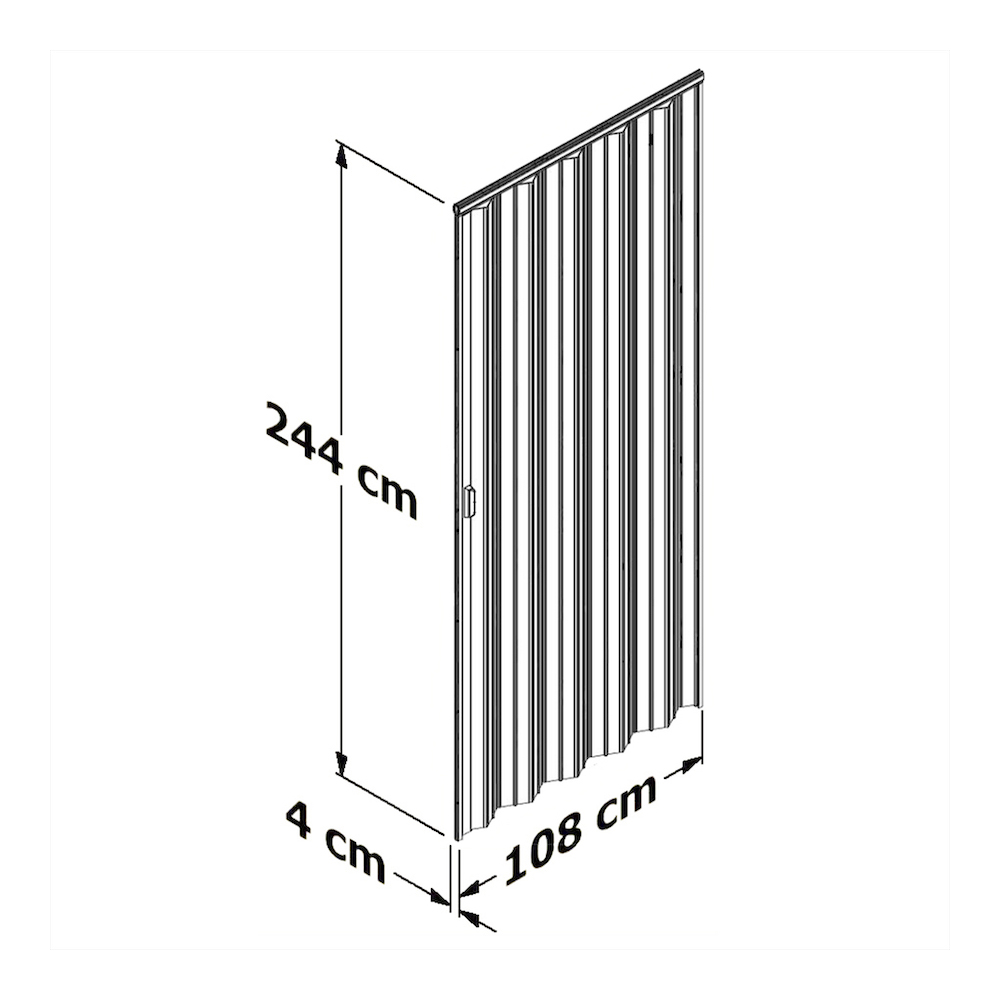 Puertas Plegables Grandes Playcon Color Maple