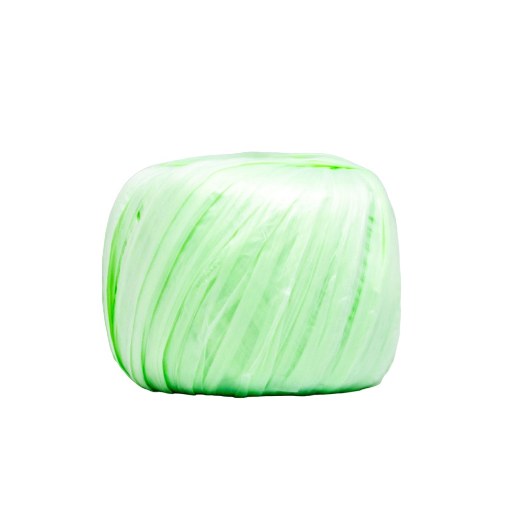 Rafia D/Polipropileno Paquete C/10 Pzs. 100 g Verde Limon Selanusa