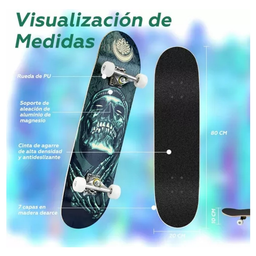Monopatín Para Principiantes Monopatín Cóncavo Doble
