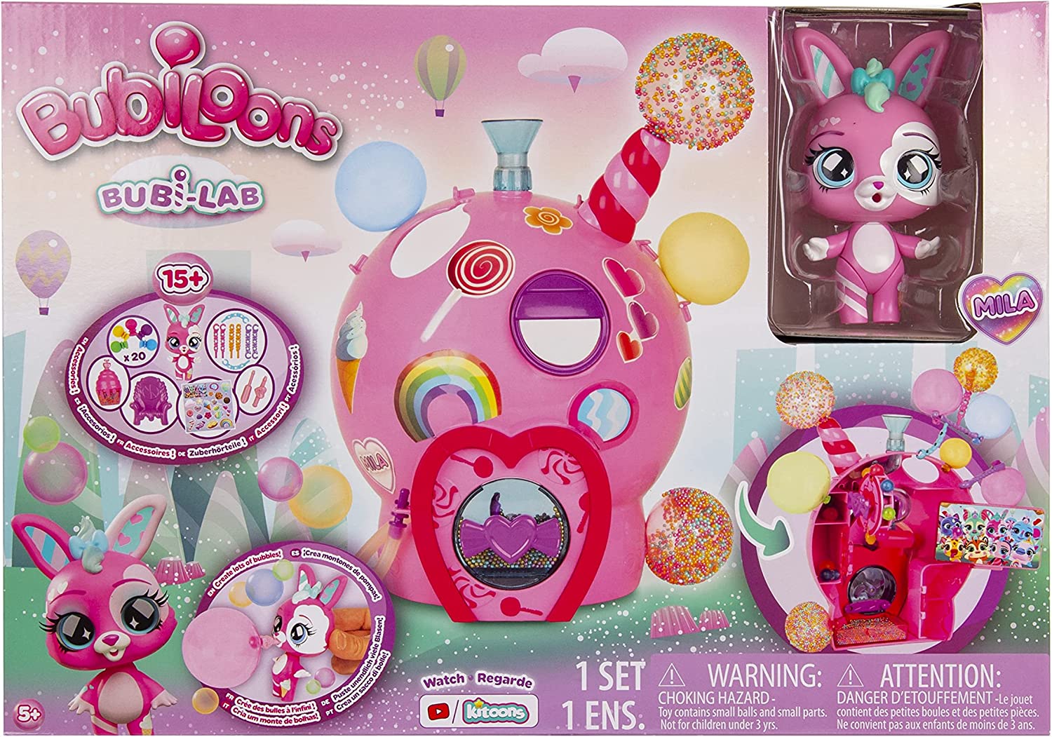 Mila Bubiloons Bubi - Lab Burbujas