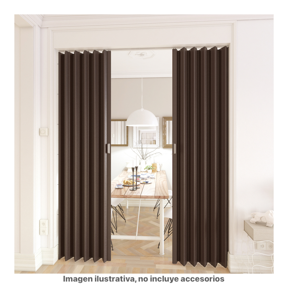 Puerta Plegable Mediana Playcon Color Chocolate