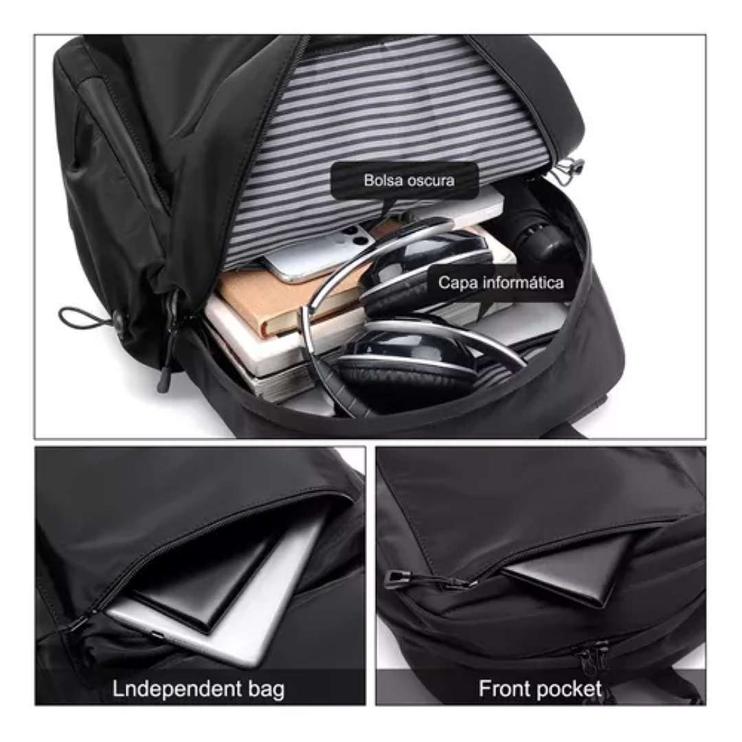 Mochila Multifuncional, Apta Para Portátil De 15,6 Pulgadas