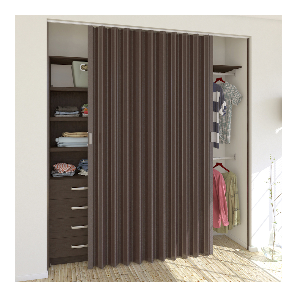 Puerta Plegable Mediana Playcon Color Chocolate