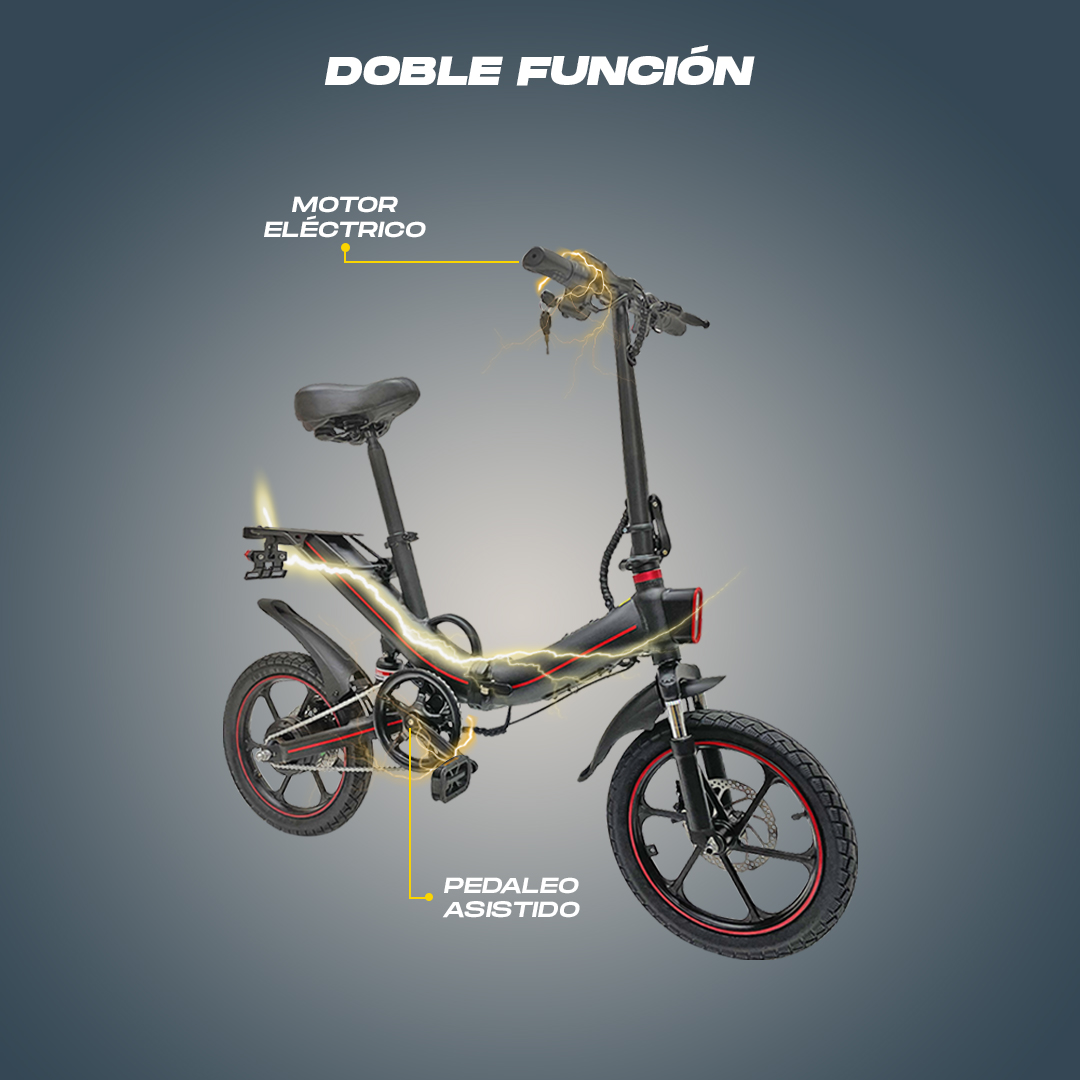 Bicicleta discount plegable r16