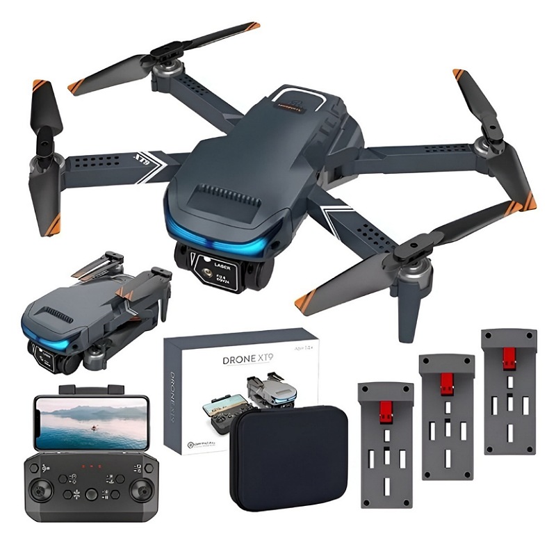 Drone Con Cámara Profesional 8k A Control Remoto Eo Safe Imports Esi.5420  Color Negro