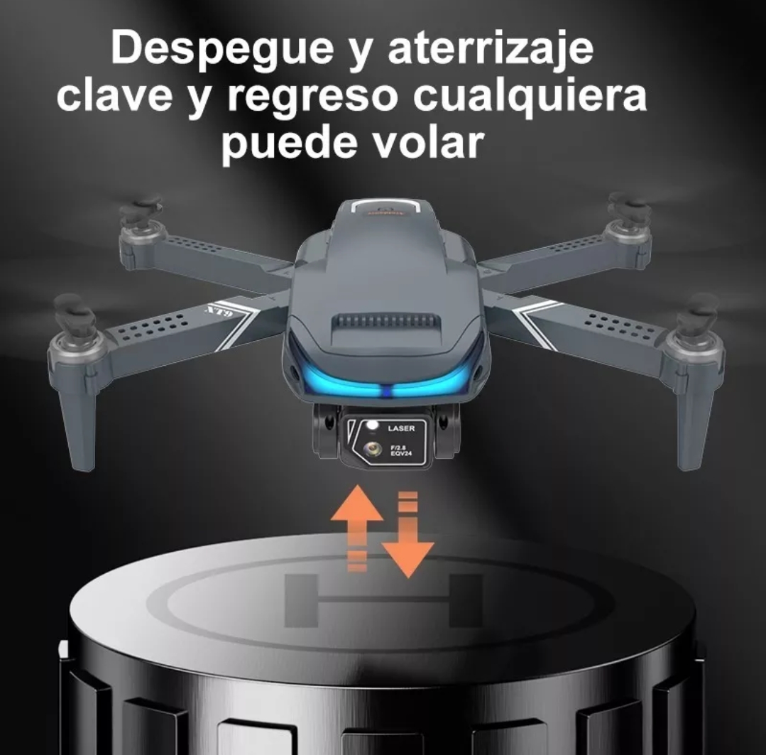 Dron Cuadricóptero Axnen Xt9 A Control Remoto C/cámara 4k Hd