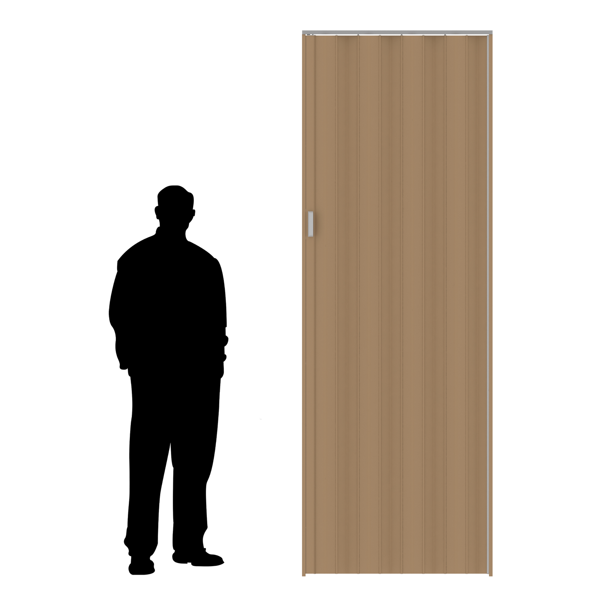 Puerta Plegable Mediana Playcon Color Maple