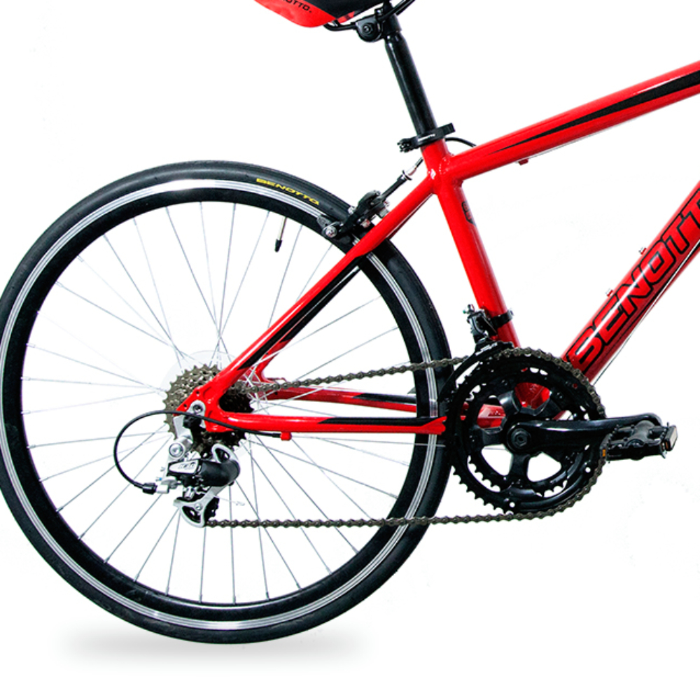 Bicicleta BENOTTO Ruta DOS40 R24 Aluminio 14V. Rojo/Negro