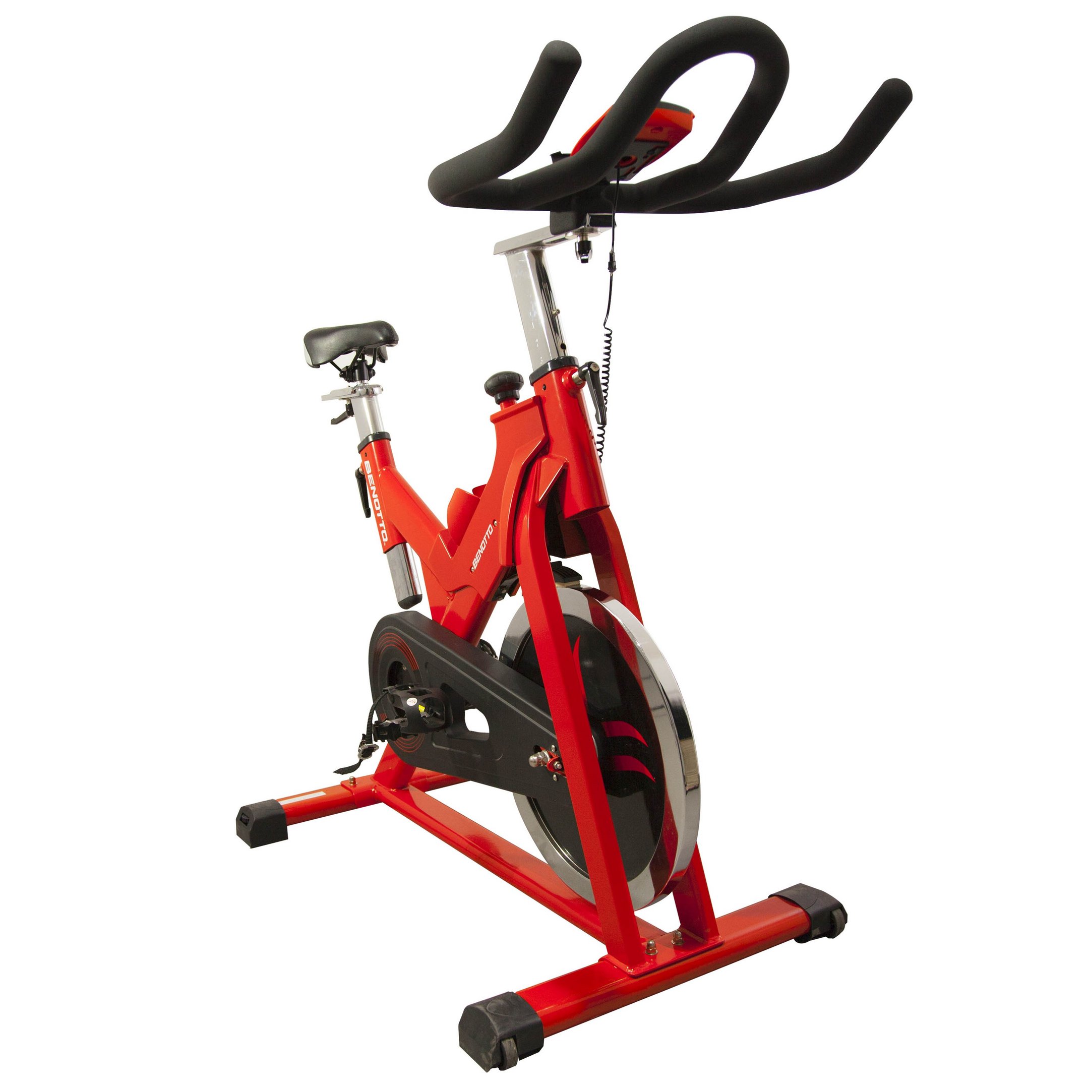 Bicicleta Fija Pro Esbpro600 Rojo Aparato Ejercicio Benotto