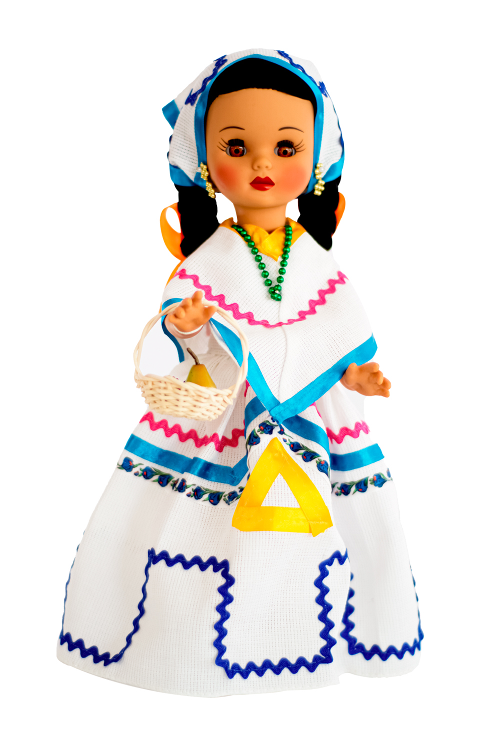 Eulalia Colecciones Muñeca Mexicana Modelo San Luis Potosí. Muñecas Típicas Mexicanas, México en bonitas muñecas, pieza de colección de 34 cm.
