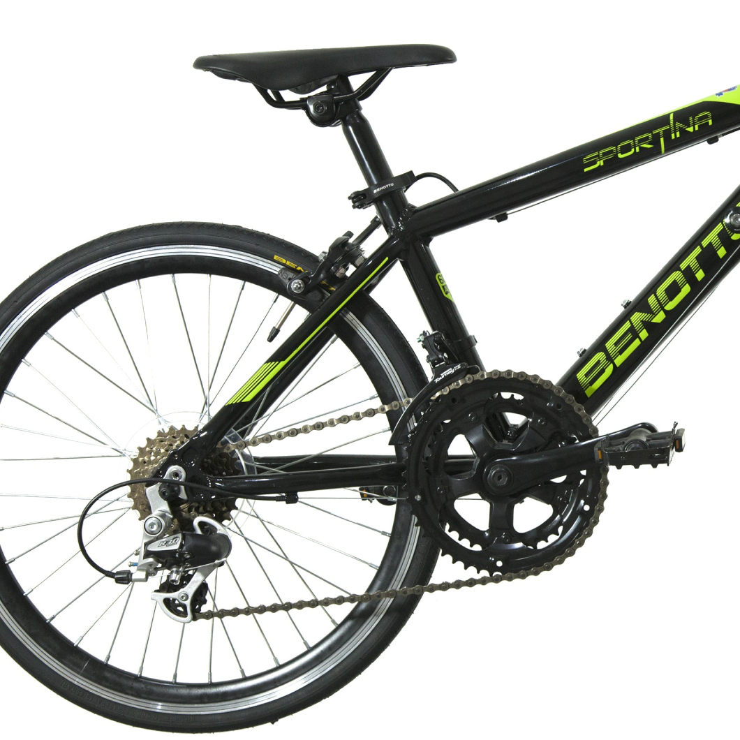 Bicicleta BENOTTO Ruta SPORTINA R20 Aluminio 14V.  Negro/Verde