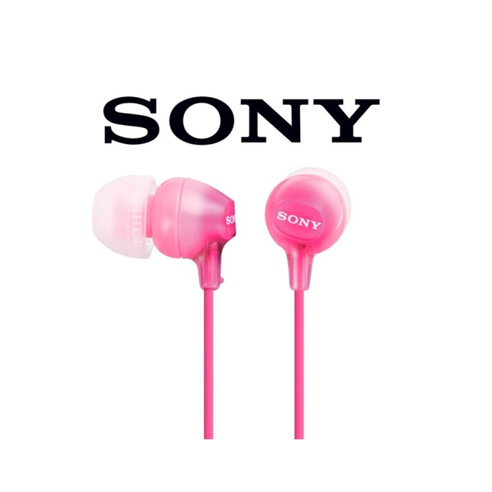 Audifonos Intrauditivos Alambricos Silicon MDREX15LP Rosa Sony.