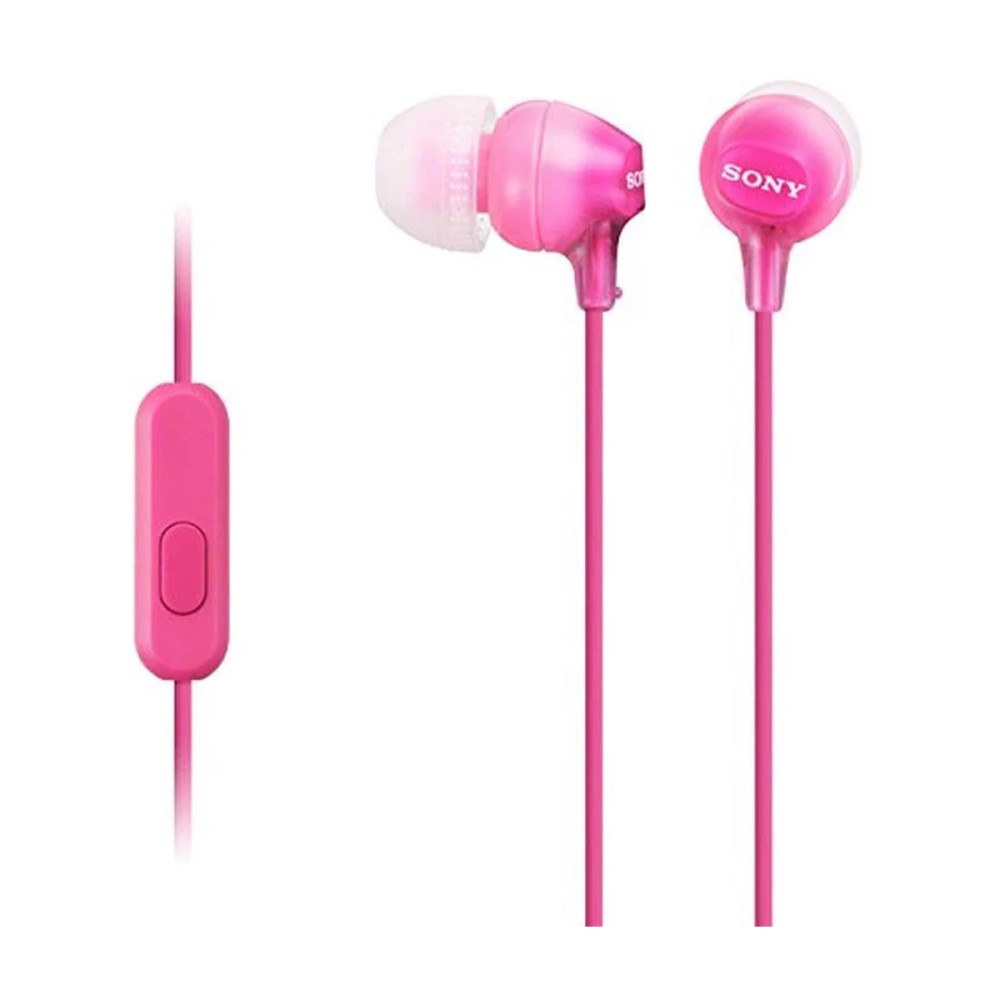 Audifonos Intrauditivos Alambricos Silicon MDREX15LP Rosa Sony.