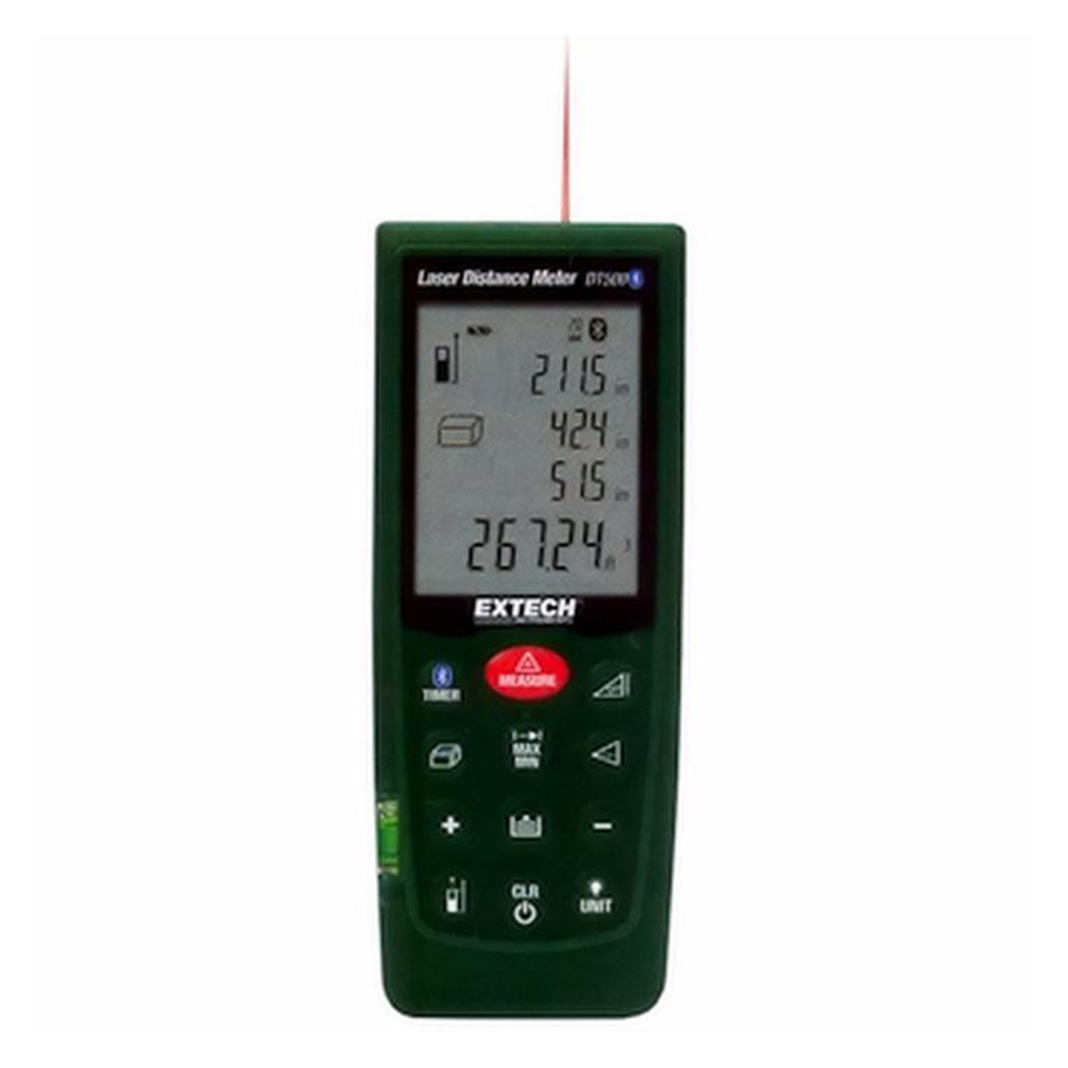 Medidor de Distancia Láser Digital, MXDCE-001-25, 0 a 40C, 00,5 a 70m Distancia, 0,001 in/ft/m, ±0,15m Presición , DistanceMeter