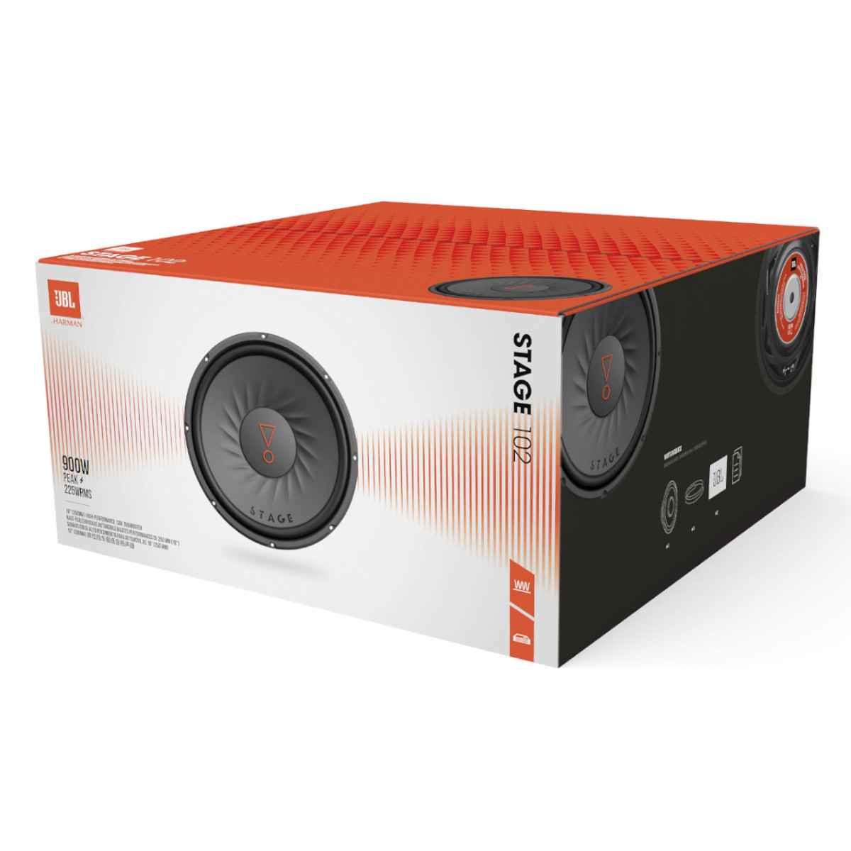 Subwoofer JBL Stage 102 10 Pulgadas 4 Ohms 900/225w para Auto