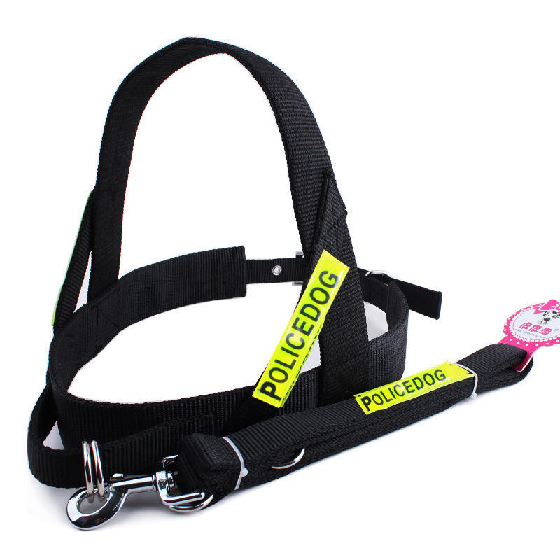 Kit Táctico De Arnés Pechera Resistente Con Correa Perros