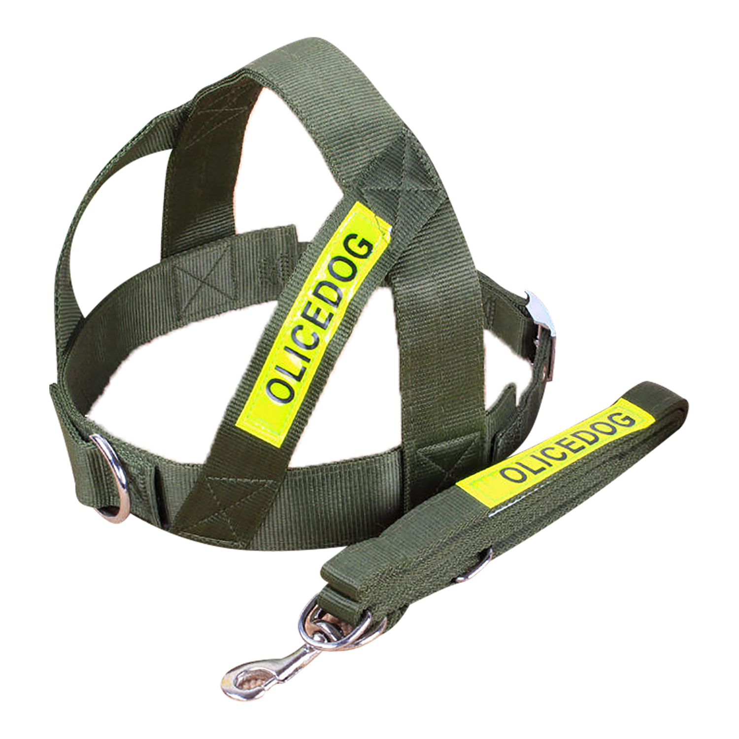 Kit Táctico De Arnés Pechera Resistente Con Correa Perros