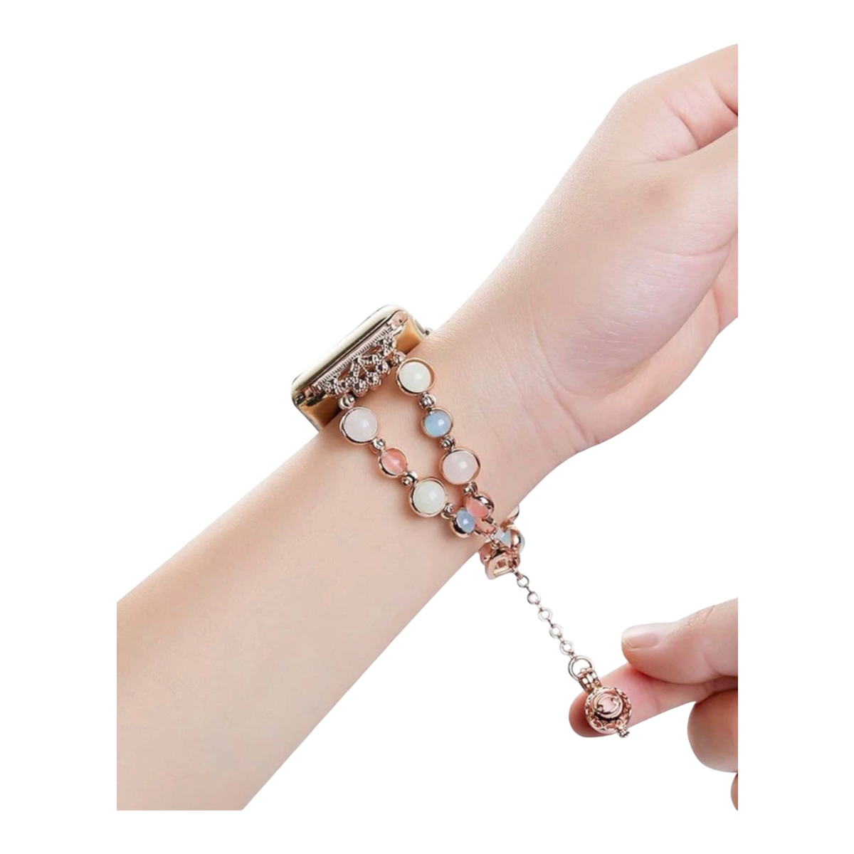 Correa Tipo Pulsera Luminosa Compatible Apple Watch Band 6 5 4 3 banda 40mm a 44mm iwatch band 3 2 1 38mm a 42mm