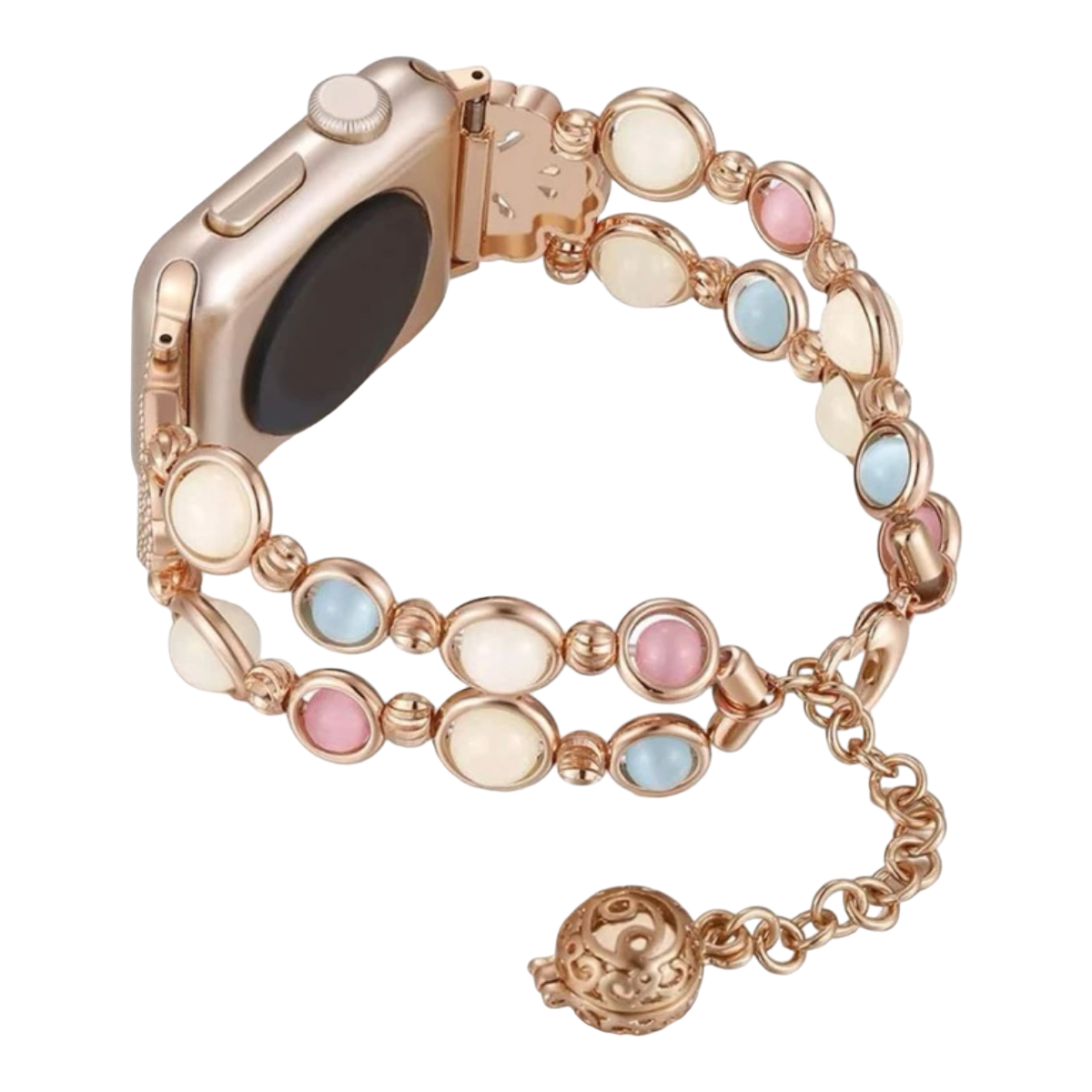 Correa Tipo Pulsera Luminosa Compatible Apple Watch Band 6 5 4 3 banda 40mm a 44mm iwatch band 3 2 1 38mm a 42mm