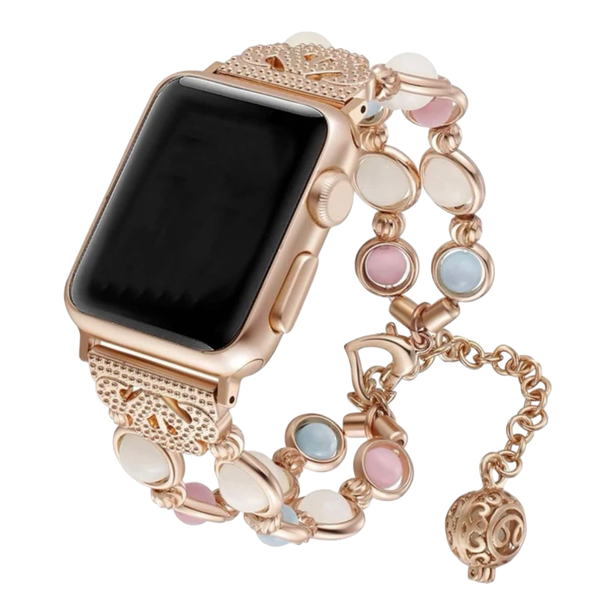 Correa Tipo Pulsera Luminosa Compatible Apple Watch Band 6 5 4 3 banda 40mm a 44mm iwatch band 3 2 1 38mm a 42mm