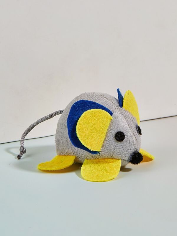 Juguete Para Gato Raton De Cuerda Vibrador 