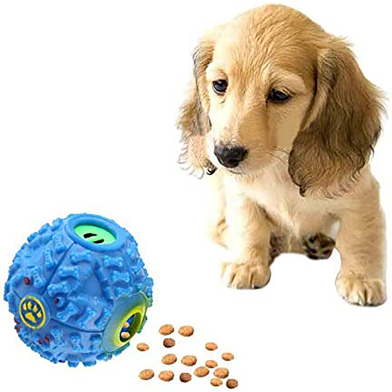 Juguete Dispensador Pelota Mordedera Para Mascota Perro Gato