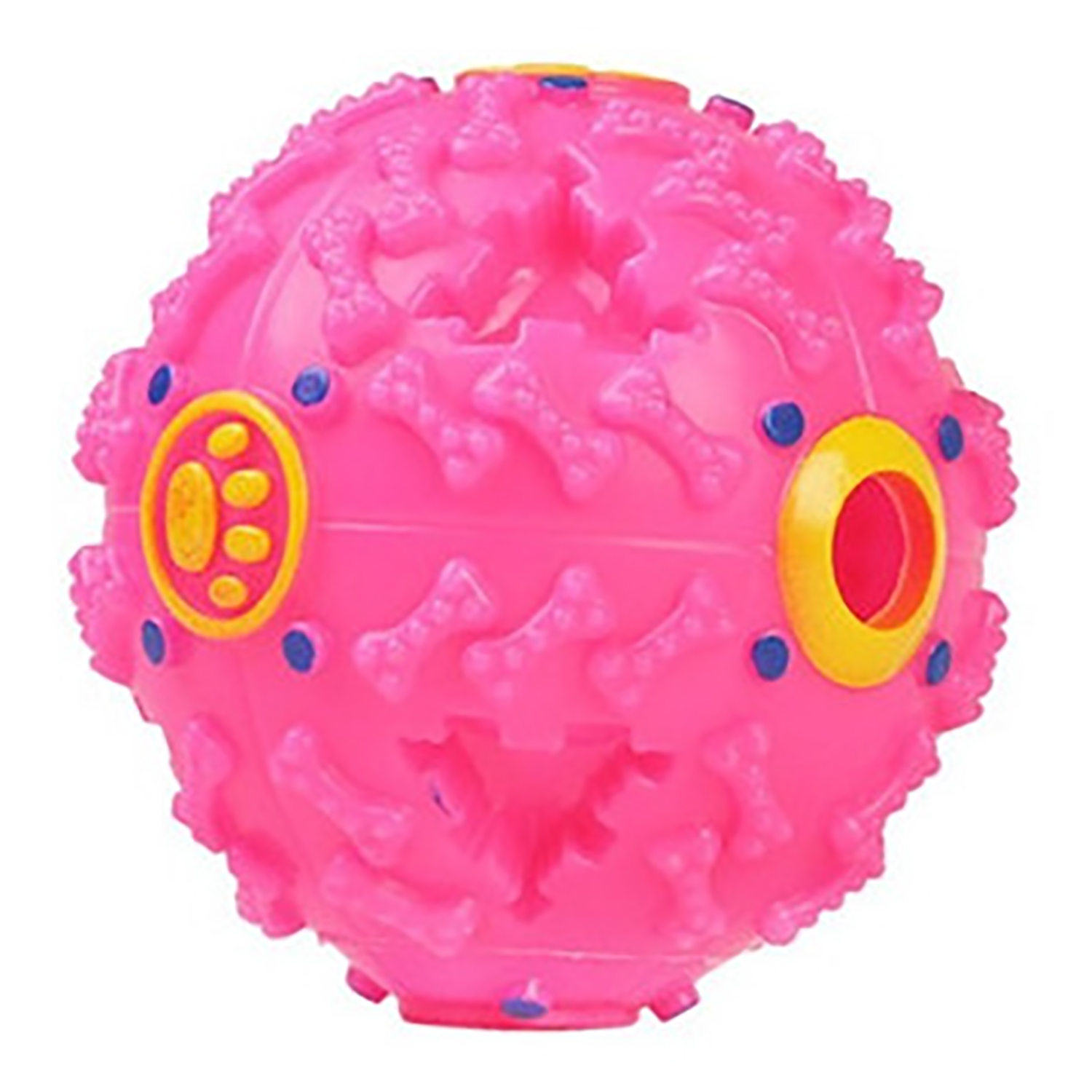 Juguete Dispensador Pelota Mordedera Para Mascota Perro Gato