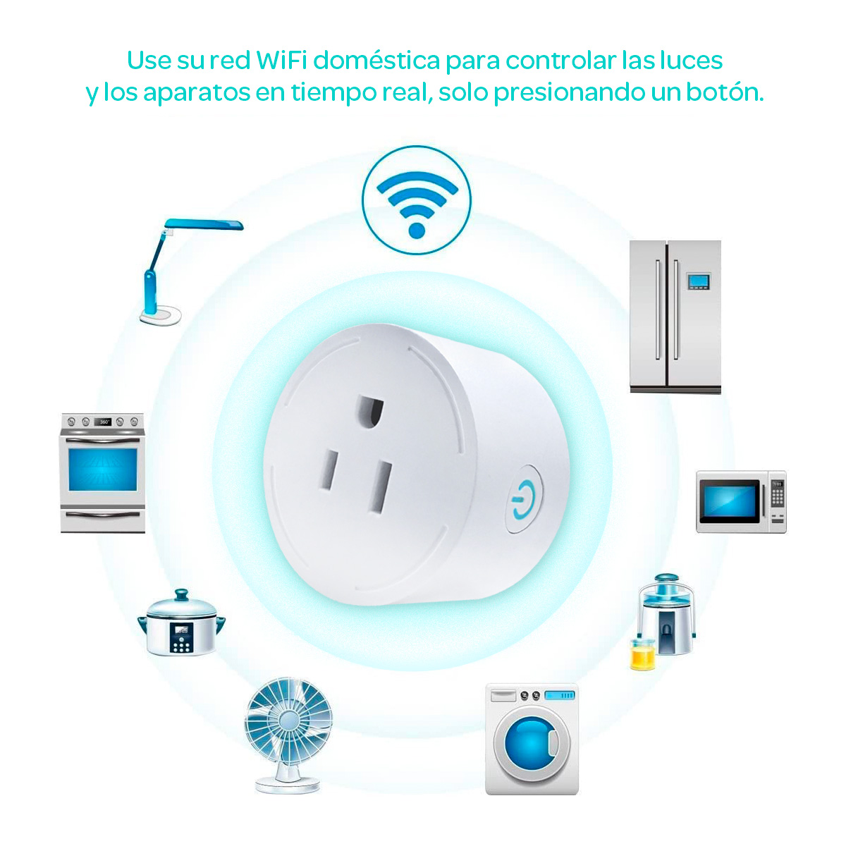 Enchufe Inteligente WiFi Compatible con Alexa y Google