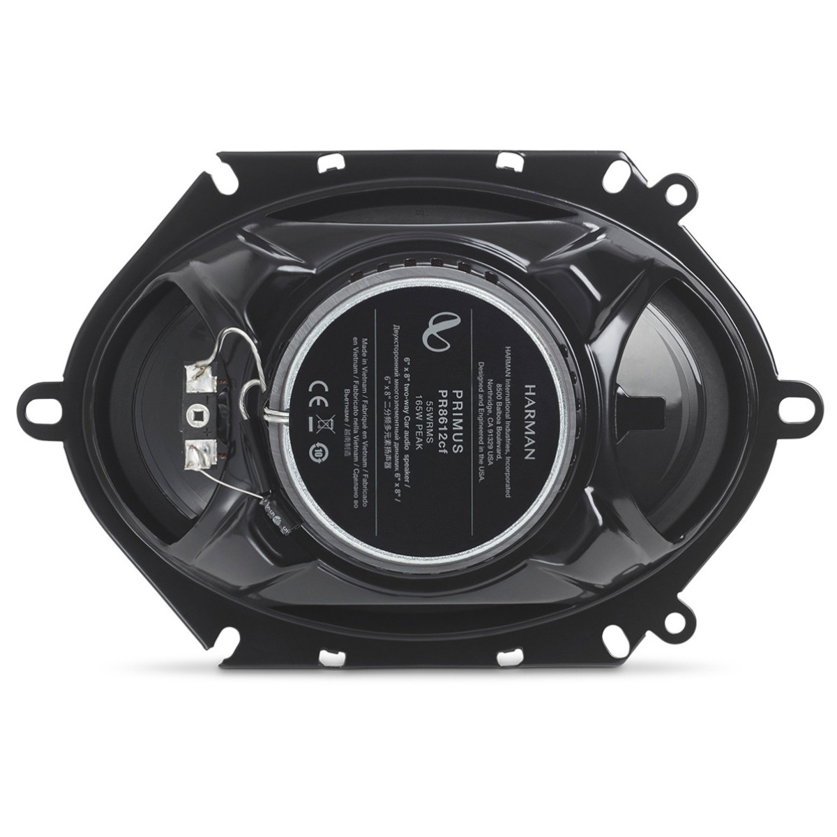 Set Bocinas 6x8 Infinity Primus PR8612CF 165/55w 3 Ohms para Auto