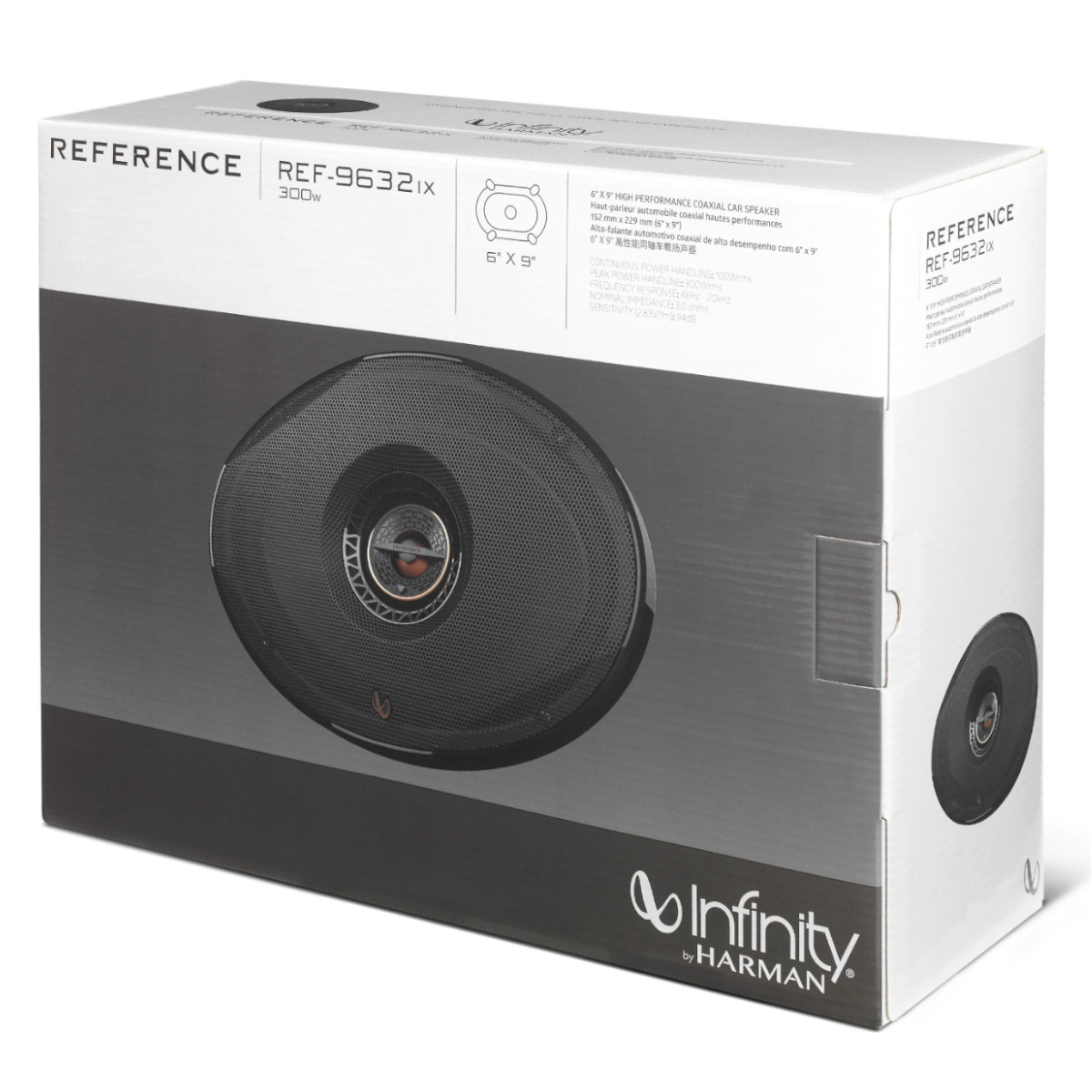 Bocinas 6x9 Infinity Reference 9632ix 300w 3 Ohm 2 Vias para Auto