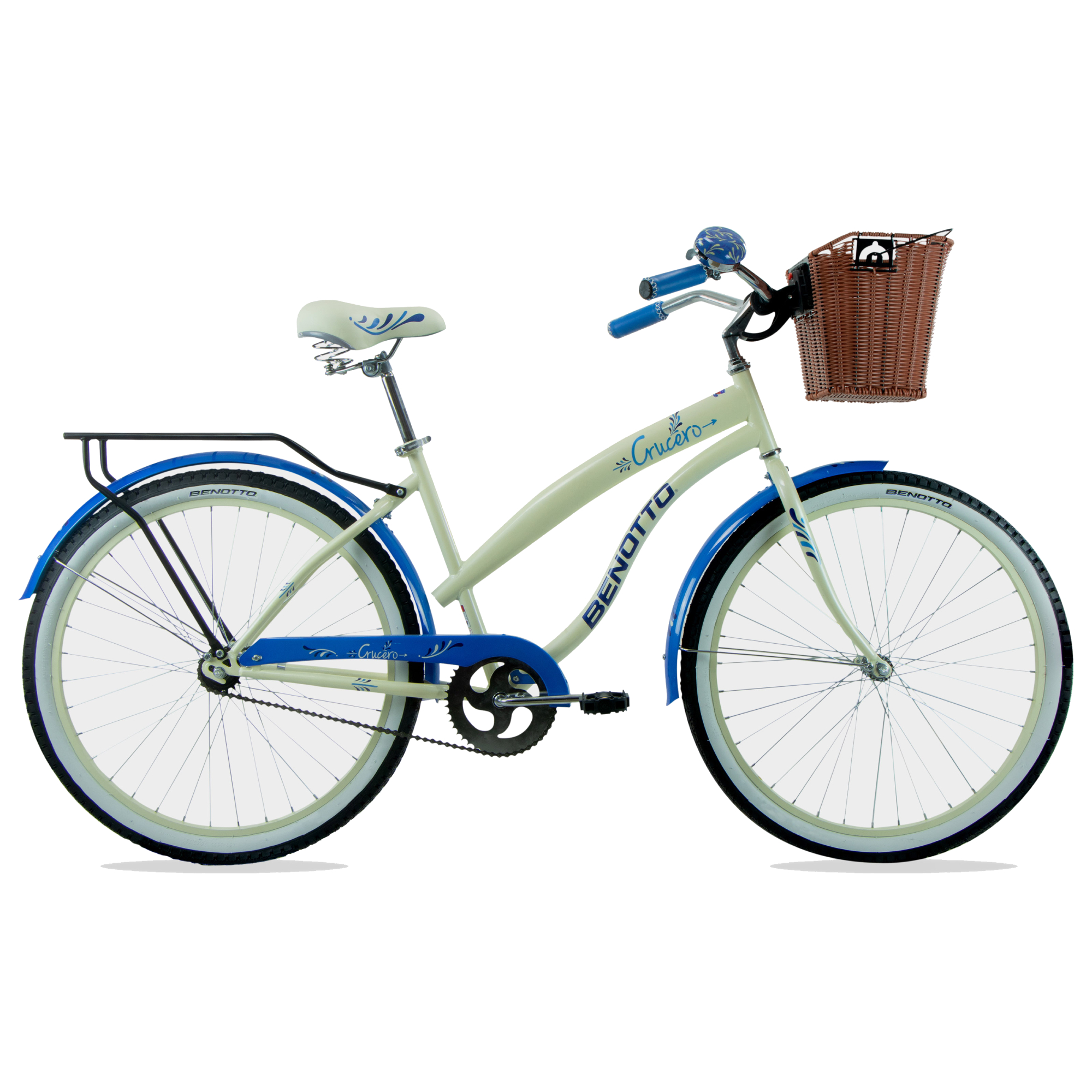 Bicicleta BENOTTO City CRUCERO R26 Acero 1V. Crema Mujer