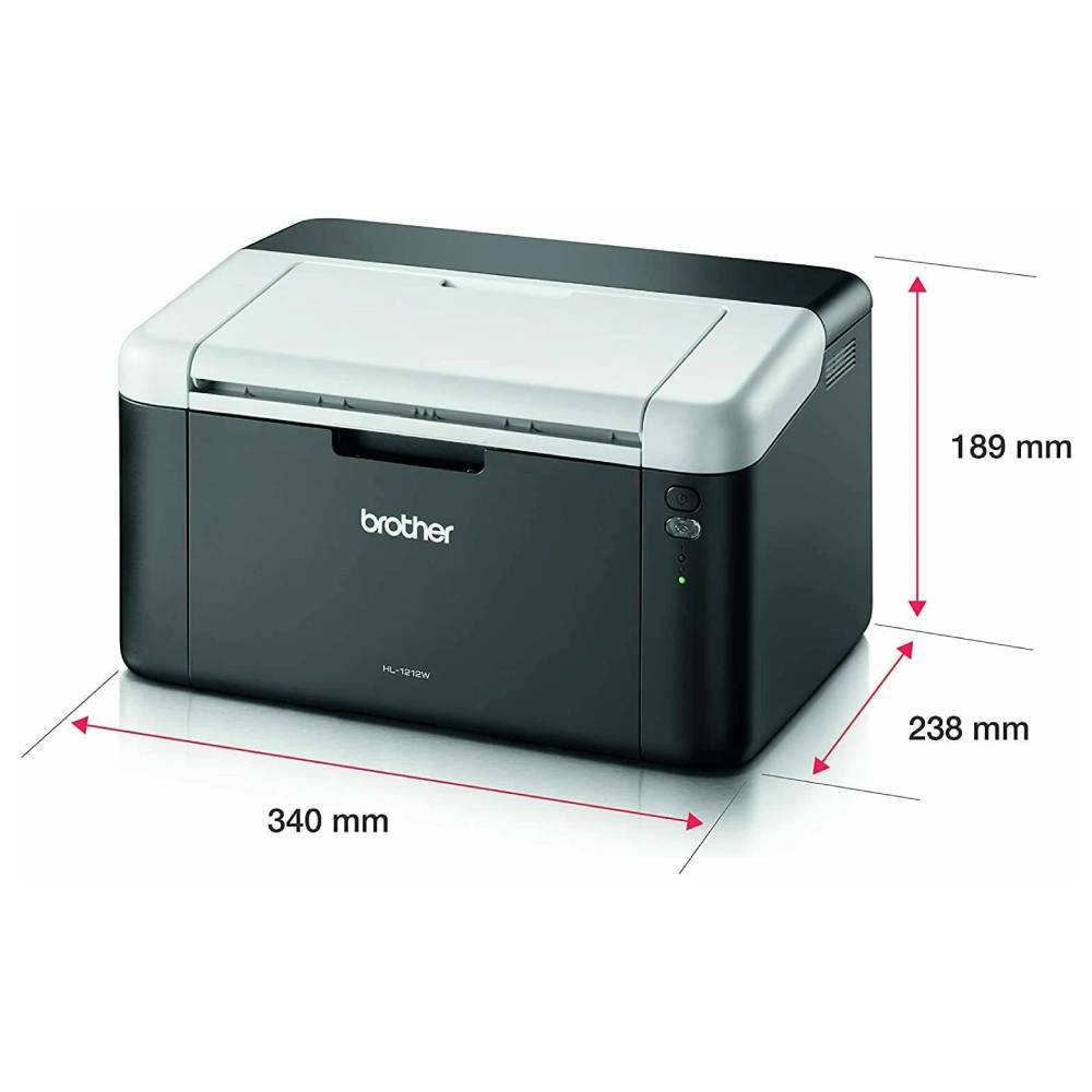 Impresora Láser Monocromática Wi-Fi Brother HL-1212W