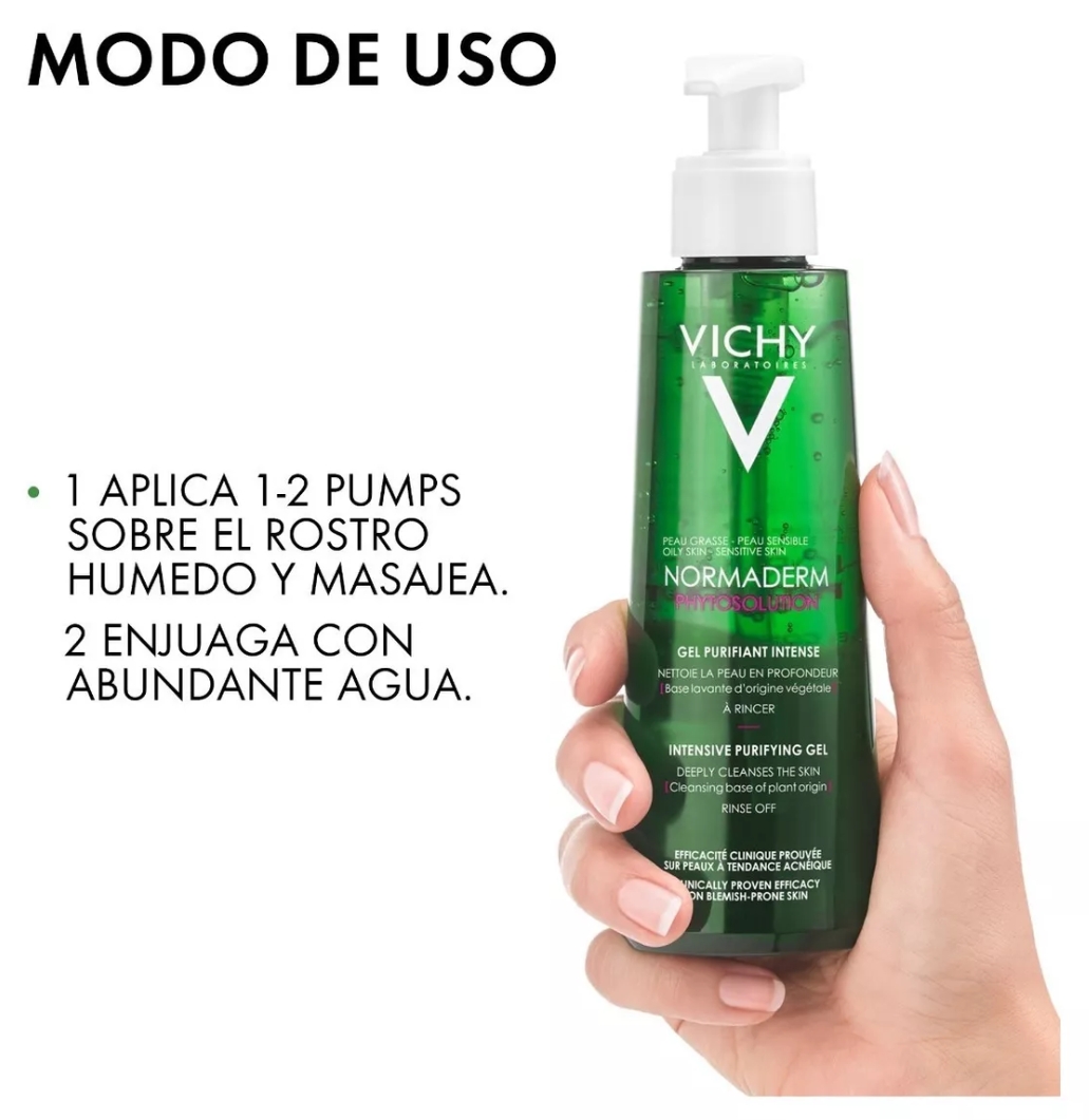 Normaderm Gel De Limpieza Vichy Phytosolution 400 Ml