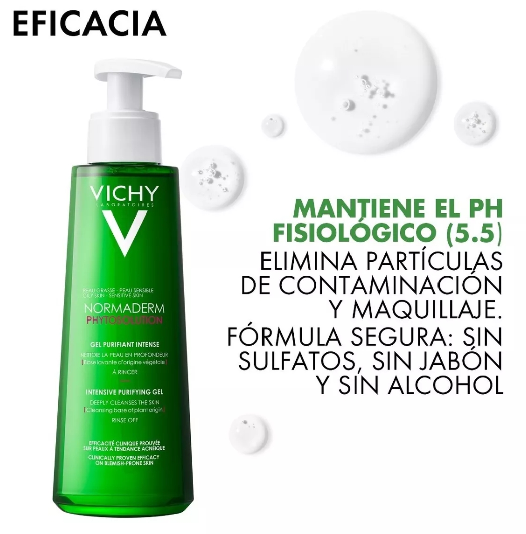 Normaderm Gel De Limpieza Vichy Phytosolution 400 Ml