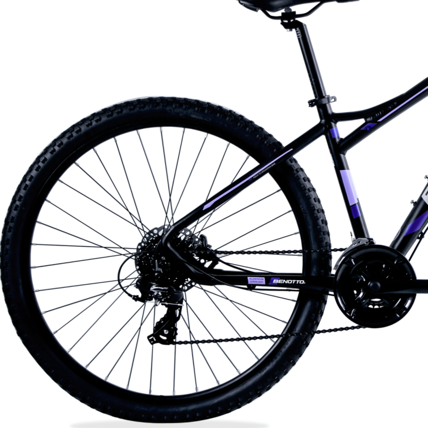 Bicicleta BENOTTO Montaña AQUA R29 Aluminio 24V.  Negro  Mujer F