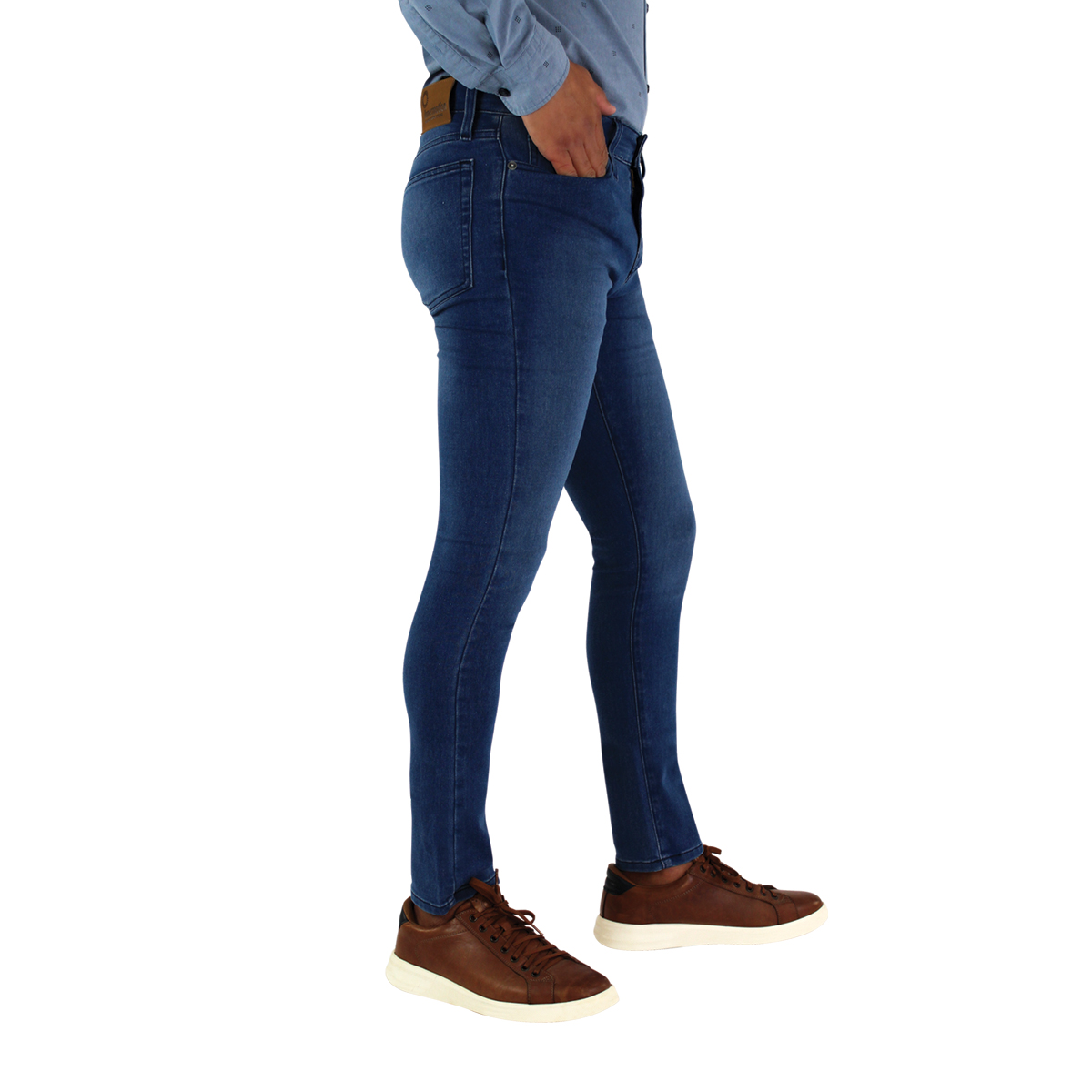 Jeans Innermotion Azul Marino Corte Skinny Estilo 3332A Para Hombre