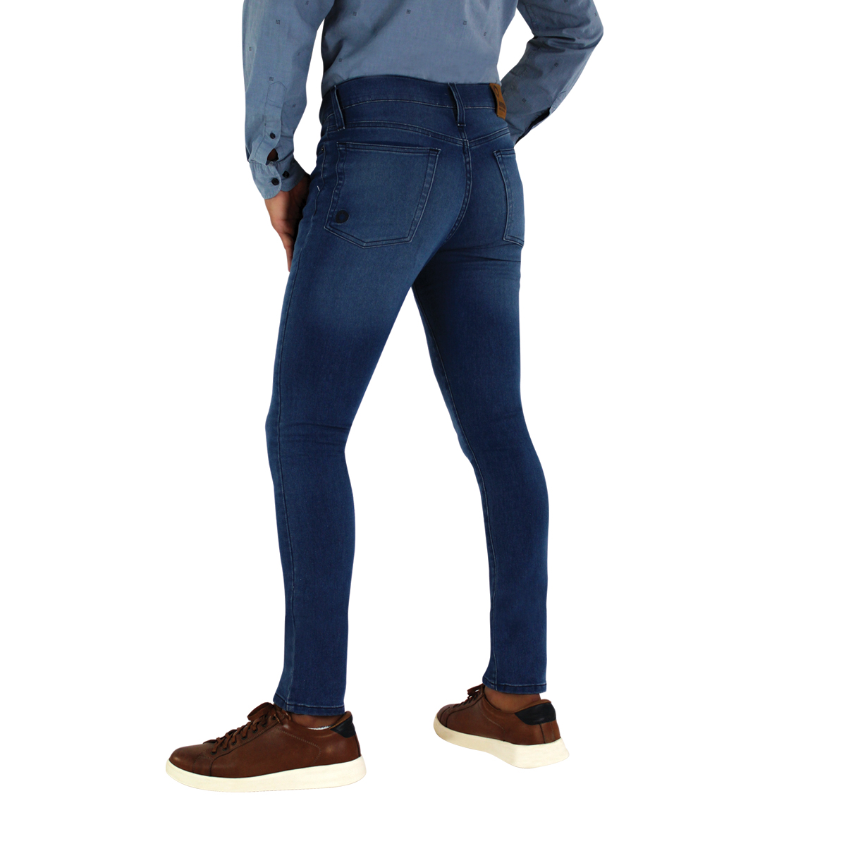 Jeans Innermotion Azul Marino Corte Skinny Estilo 3332A Para Hombre